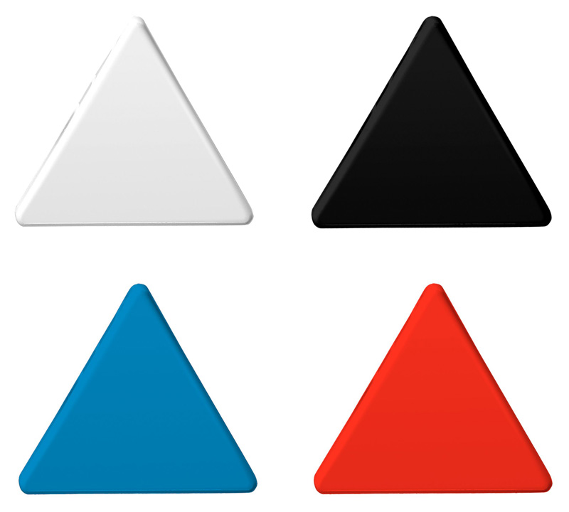 Werbegeschenk Magnet Dreieck