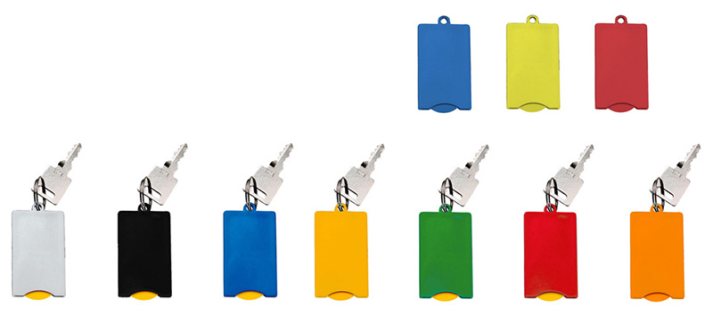 Werbegeschenk Chip-Schlüsselanhänger Square