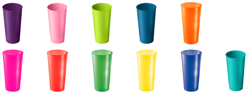 Werbegeschenk Trinkbecher Colour 0,5 l