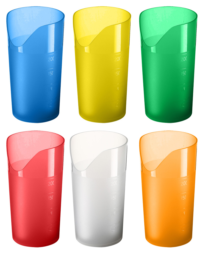 Werbegeschenk Trinkbecher Ergonomie