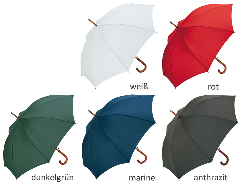 Werbegeschenk AC-Holz-Stockschirm