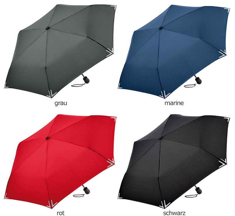 Werbegeschenk Safebrella® LED Taschenschirm