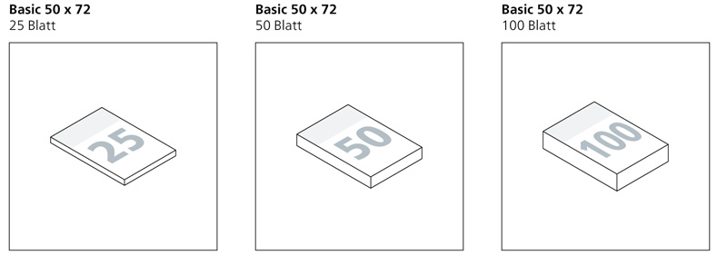 Werbegeschenk Haftnotizen Basic 50 x 72
