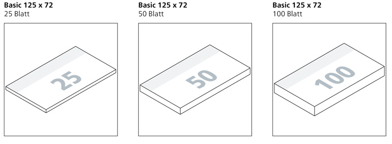 Werbegeschenk Haftnotizen Basic 125 x 72
