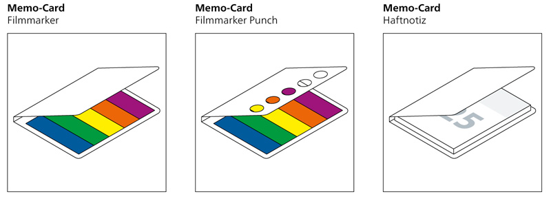 Werbegeschenk Haftnotizen Memo-Card