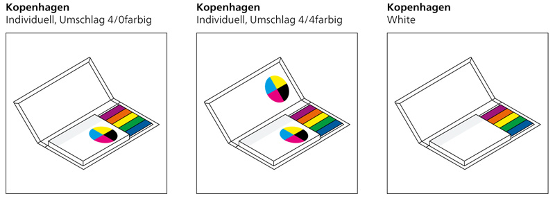 Werbegeschenk Haftnotizen Kopenhagen