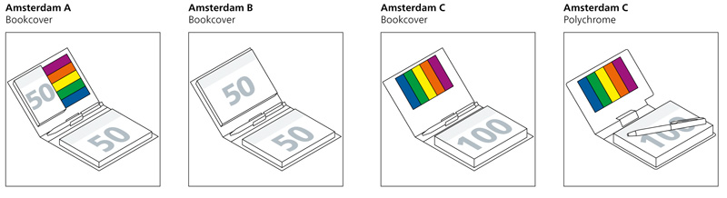 Werbegeschenk Haftnotizen Amsterdam