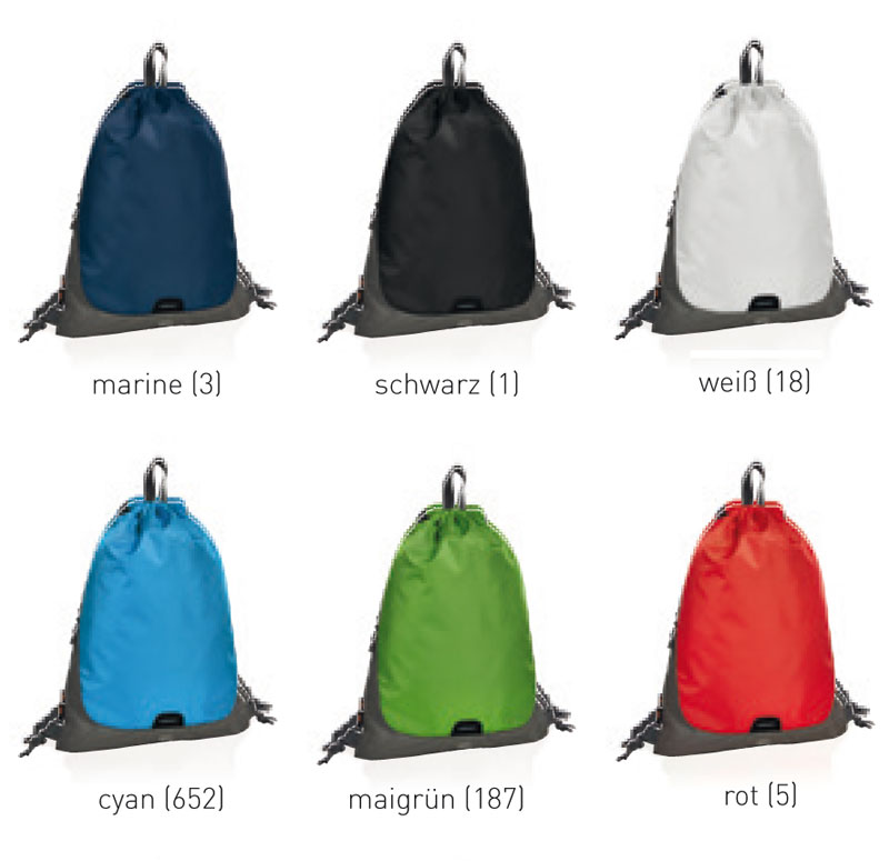 Werbegeschenk Zugbeutel STEP