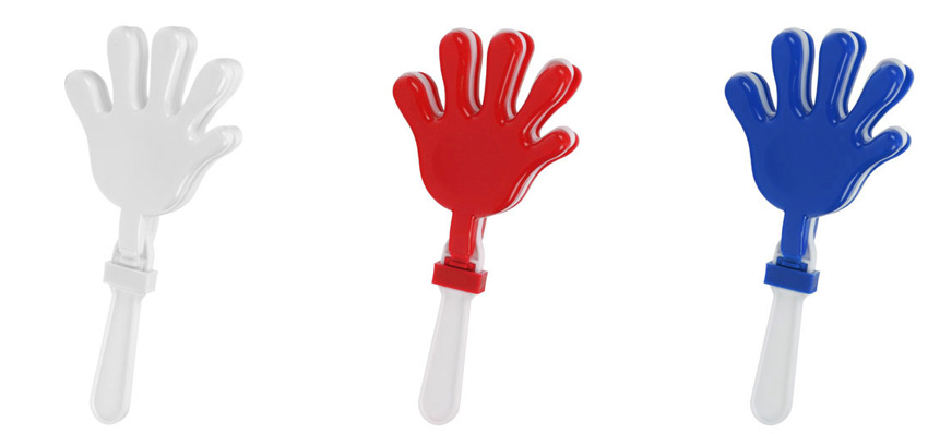 Werbegeschenk Mini-Klatsch-Hände