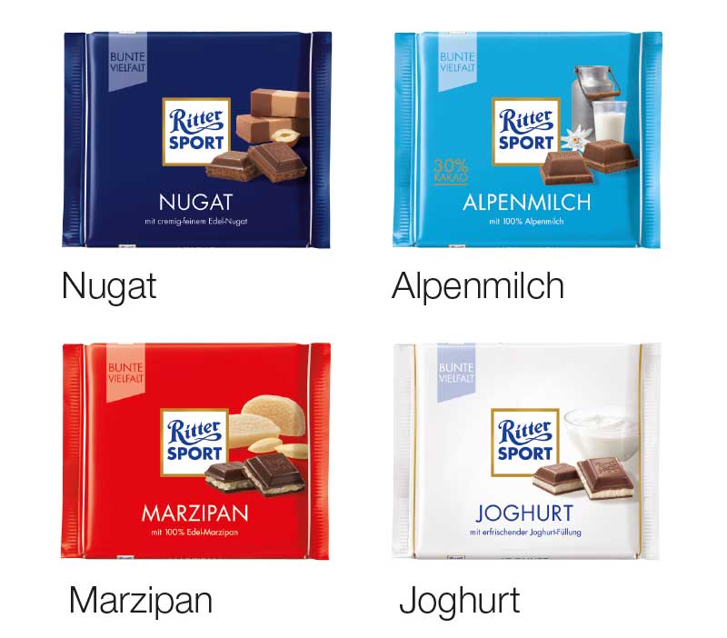 Werbegeschenk Ritter SPORT 100 g