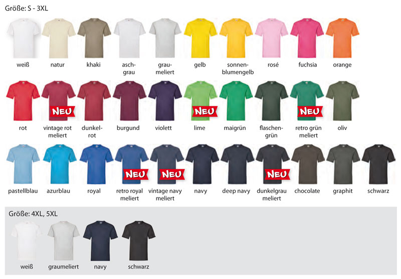 Werbegeschenk Valueweight T-Shirt