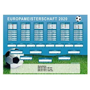 Wandplaner Em Spielplan Als Werbeartikel Artikel Nr Od Wp Em