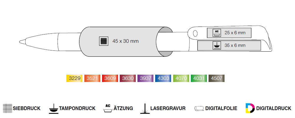 Werbegeschenk Glossy Transparent