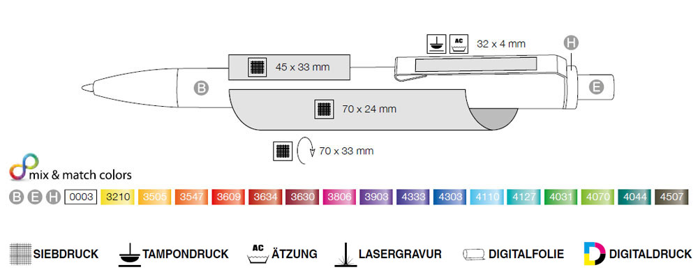 Werbegeschenk Exos Transparent