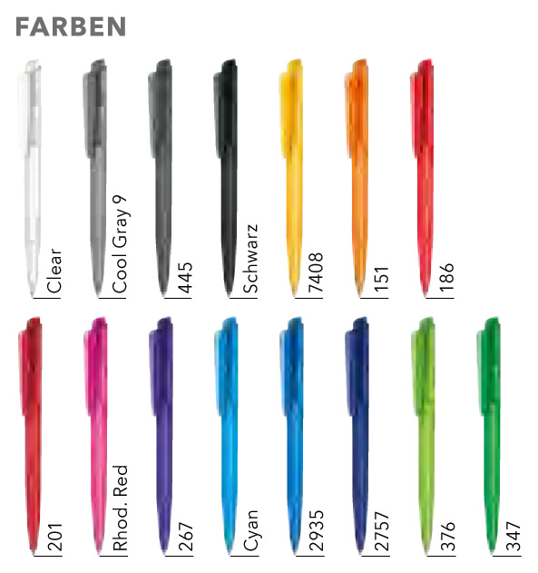 Werbegeschenk DART Clear