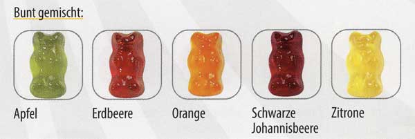 Werbegeschenk Gelatinefreie BIO-Bärchen