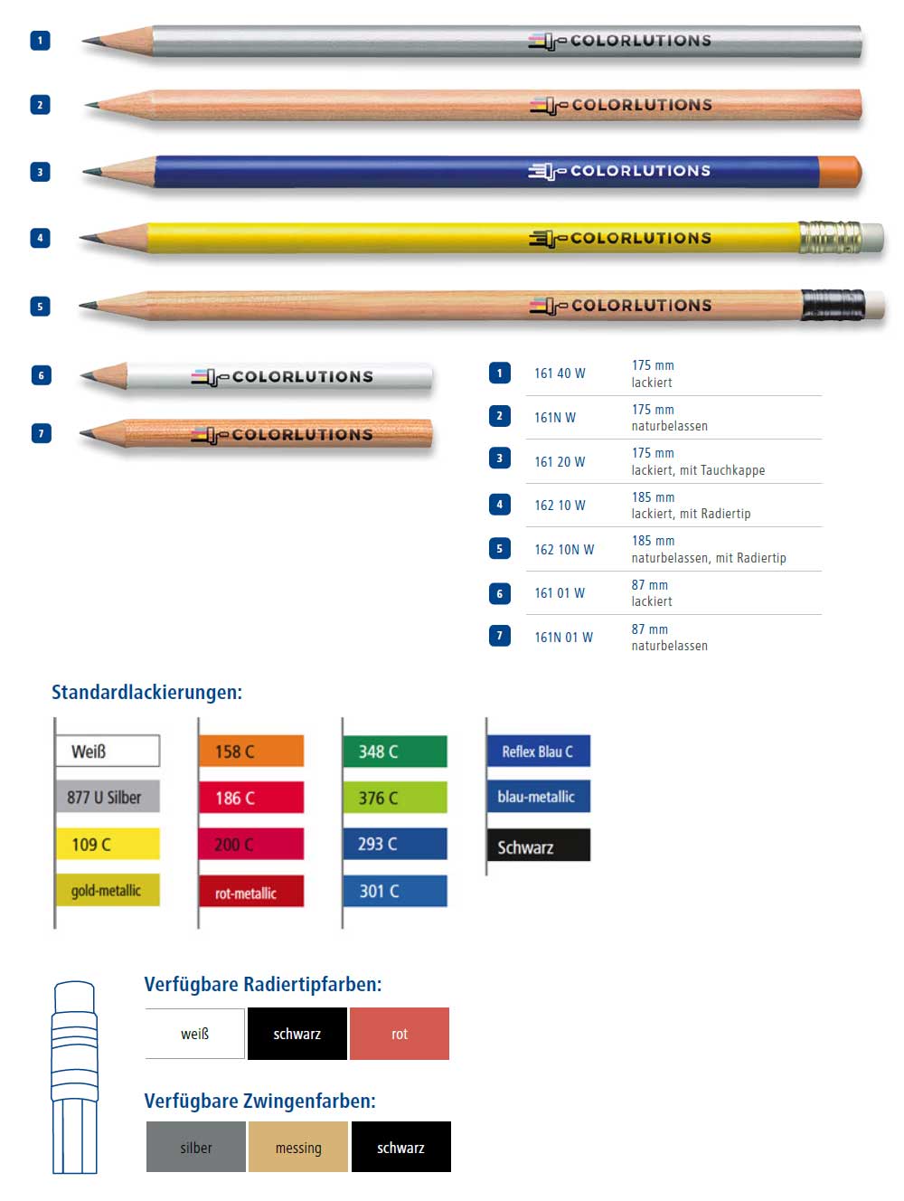 Werbegeschenk STAEDTLER Bleistifte rund