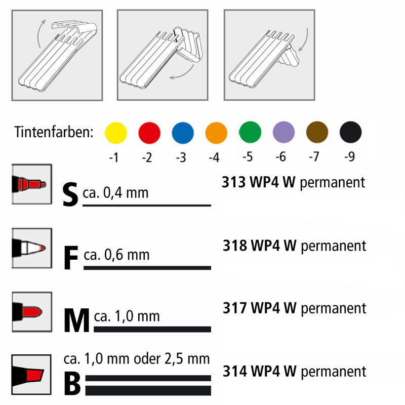 Werbegeschenk Lumocolor® Box permanent