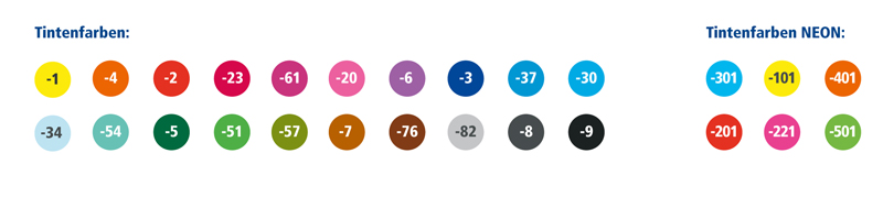 Werbegeschenk triplus® color