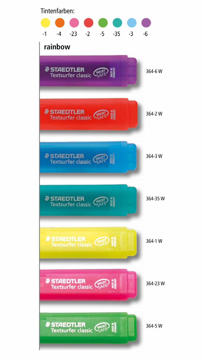 Werbegeschenk Textsurfer® rainbow colours