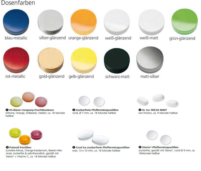 Werbegeschenk XS-Taschendose