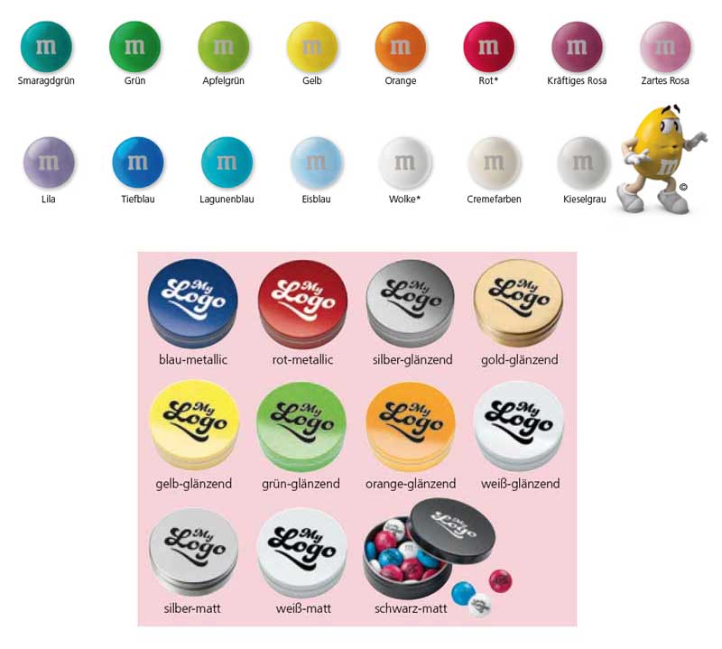 Werbegeschenk My M&Ms® Metallbox