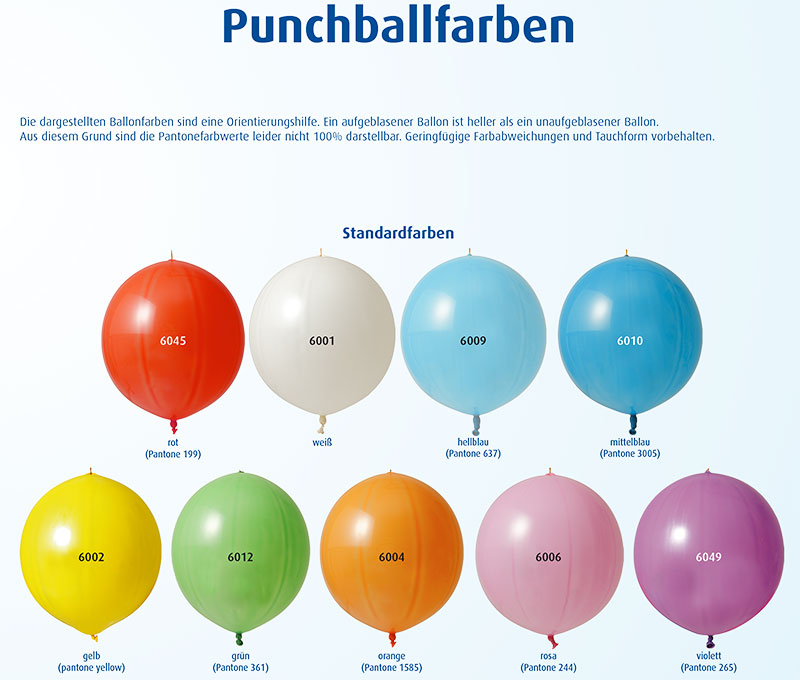 Werbegeschenk Punchbälle