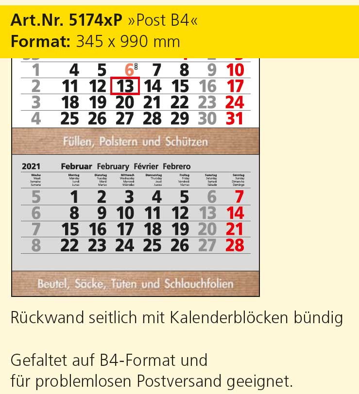 Werbegeschenk XXL 4 2026